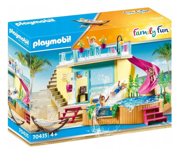 PLAYMOBIL Bungalow z basenem - 1028331 - zdjęcie